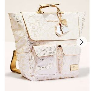 Bath & Body Works Cream/Gold Disney Princess Backpack